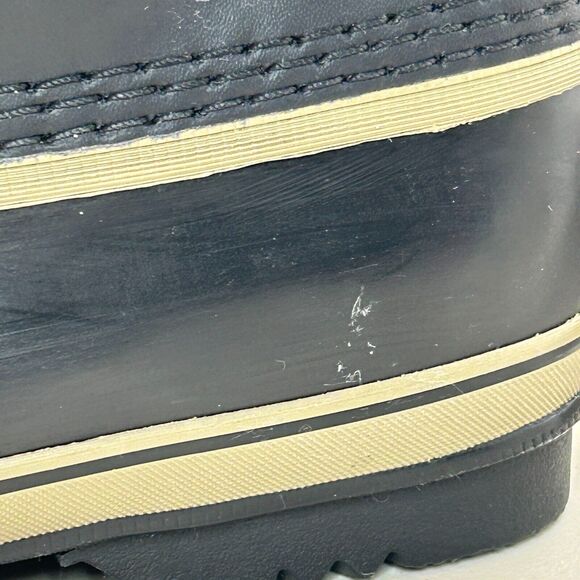 Sorel Yoot Pac TP Waterproof Boot Nylon Sherpa Black NY1963-013 Youth 5 Tried On - Picture 4 of 10